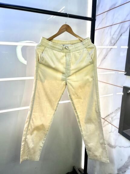 Zara Beige Linen Relax Fit Super Premium Trouser F2879-be - Best Price Online - Bootery