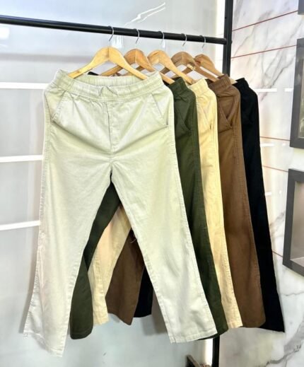 Buy Zara Cream Linen Relax Fit Super Premium Trouser F2879-cr Online in India - Bootery - Image 2