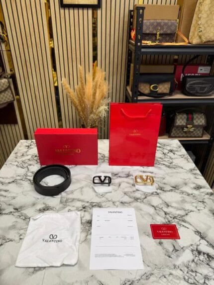 Valentino Premium Belt Combo With Two Set OF Buckle Including Box And Dustbag Price in India - Buy at Bootery