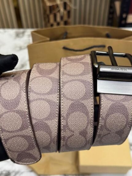 Coach Signature Reversible Leather Belt Signature Canvas Plus Embossed - Best Price Online - Bootery - Image 2