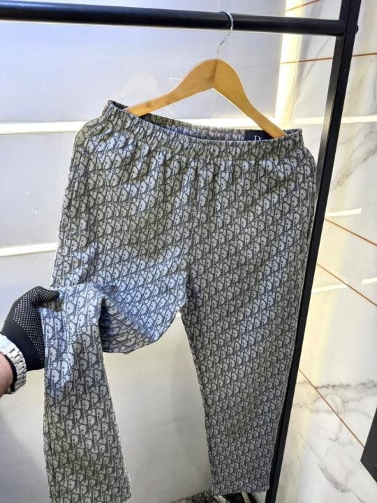 Christian Dior Christian Dior White Imported Monogram Premium Track Suit With Brand Carry Bag F3681-BL | Premium Clothing - Image 3