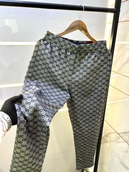 Gucci Imported Monogram Print Super Premium White Track Suit With Brand Carry Bag F3569-W1 | Premium Clothing - Image 8