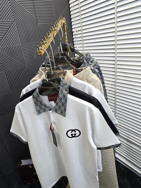 Gucci Imported Monogram Print Super Premium White Track Suit With Brand Carry Bag F3569-W1 | Premium Clothing - Image 2