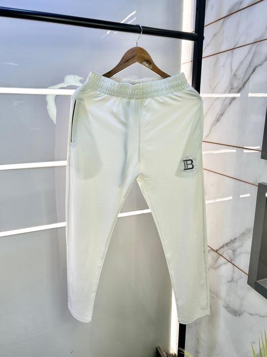 Balmain Paris White Imported Premium Track Suit With Brand Carry Bag F2573-WH | Premium Clothing - Image 8