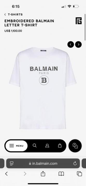 Balmain Paris White Imported Premium Track Suit With Brand Carry Bag F2573-WH | Premium Clothing - Image 6