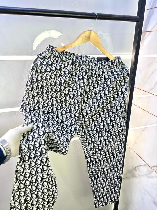 Christian Dior Christian Dior Imported Monogram White Premium Track Suit Brand Packing F3323-WH | Premium Clothing - Image 3