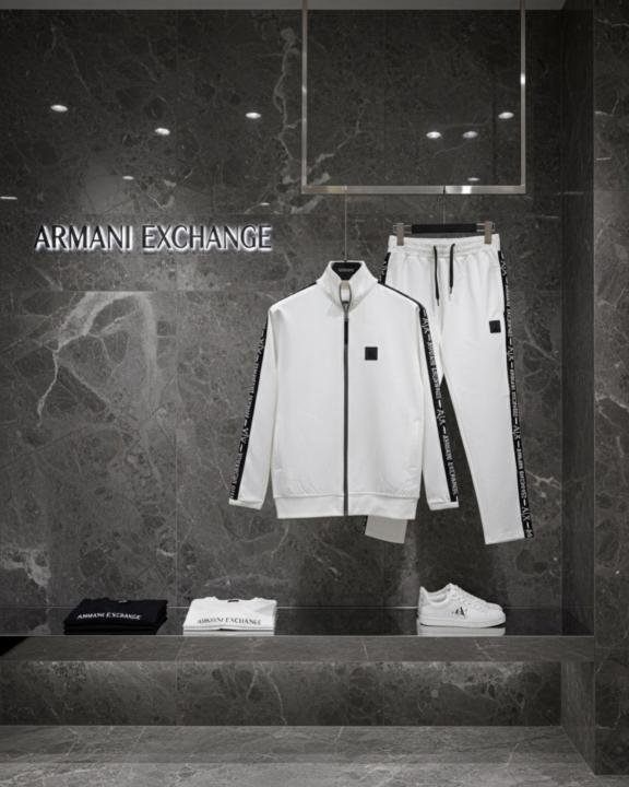 Armani Exchange Imported Grey Super Premium Track Suit With Brand Carry Bag F3297-GY | Premium Clothing - Image 9