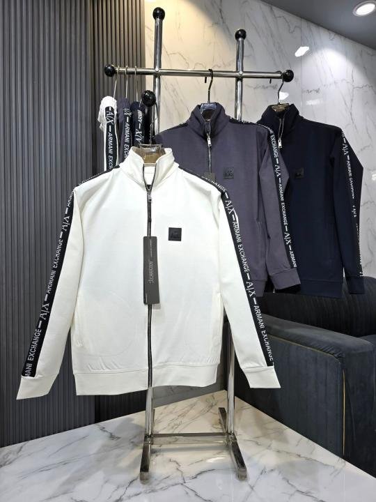 Armani Exchange Imported Grey Super Premium Track Suit With Brand Carry Bag F3297-GY | Premium Clothing - Image 8