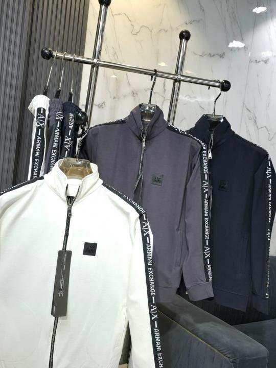 Armani Exchange Imported Grey Super Premium Track Suit With Brand Carry Bag F3297-GY | Premium Clothing - Image 4