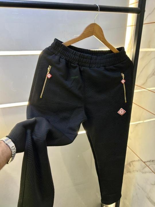 Casablanca Imported Black Super Premium Track Suit With Brand Packing F3495-BL | Premium Clothing - Image 7