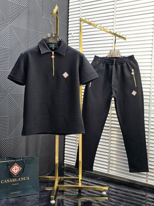 Casablanca Imported Black Super Premium Track Suit With Brand Packing F3495-BL | Premium Clothing - Image 5