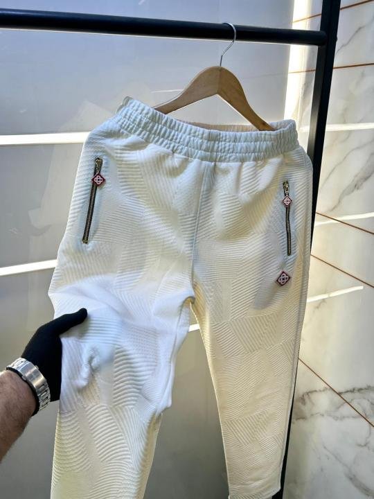 Casablanca Imported White Super Premium Track Suit With Brand Packing F3495-WH | Premium Clothing - Image 8