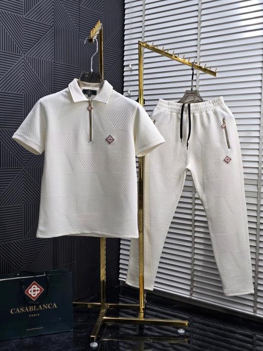 Casablanca Imported White Super Premium Track Suit With Brand Packing F3495-WH | Premium Clothing - Image 6