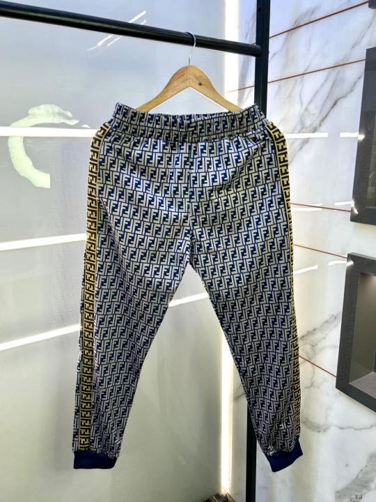 Buy Fendi Imported Navy Monogram Printed Premium Track Suit F3296-ny Online in India - Bootery - Image 8