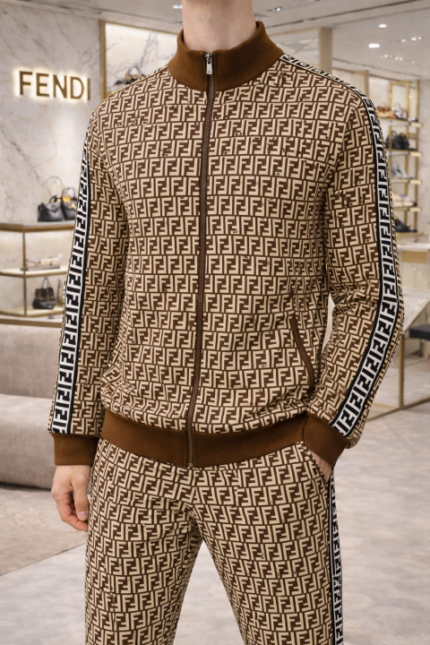 Fendi Imported Brown Monogram Printed Super Premium F3296-br - Best Price Online - Bootery