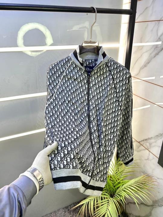 Christian Dior Imported Grey Monogram Premium Track Suit Brand Carry Bag Packing F3284-gy - Image 3