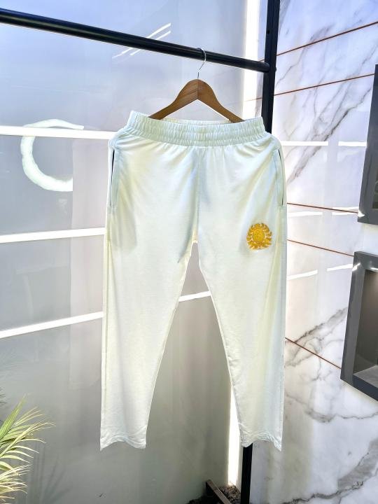 Burberry Burberr y White Embroidery Print Super Premium Track Suit With Brand Carry Bag Packing F2711-WH | Premium Clothing - Image 8