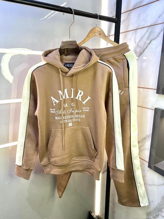 Amiri Khakhi Imported Printed Super Premium Track Suit F3209-KH | Premium Clothing