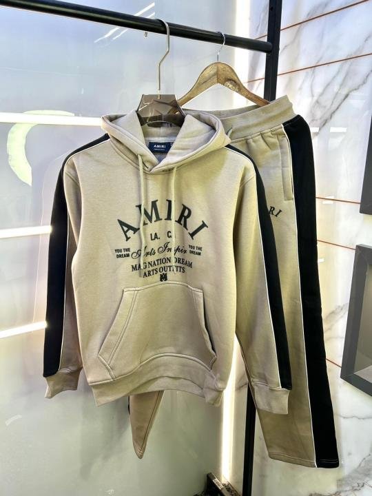 Amiri Grey Imported Printed Super Premium Track Suit F3209-GY | Premium Clothing