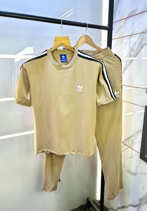 Adidas  Camel Imported Embroidery Logo Super Premium Track Suit F2908-CA | Premium Clothing