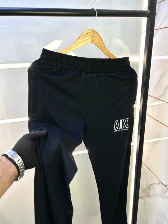 Armani Exchange Imported Black Super Premium Track Suit With Brand Carry Bag F2866-BL | Premium Clothing - Image 3