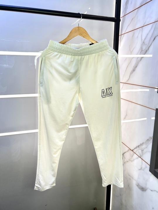 Armani Exchange Imported White Super Premium Track Suit With Brand Carry Bag F2866-WH | Premium Clothing - Image 4