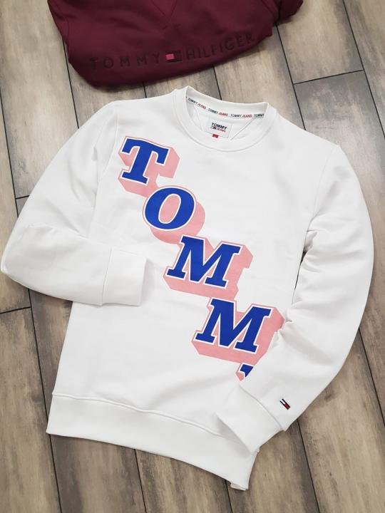 Tommy Hilfiger White Imported Back Printed Super Premium Sweatshirts F631-WH | Premium Clothing