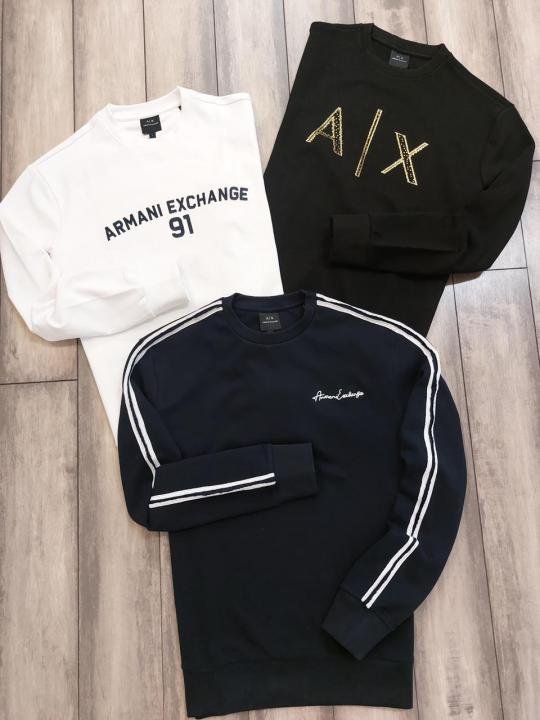 Armani Exchange Navy Imported Super Premium Sweatshirts F3123-NY | Premium Clothing - Image 10