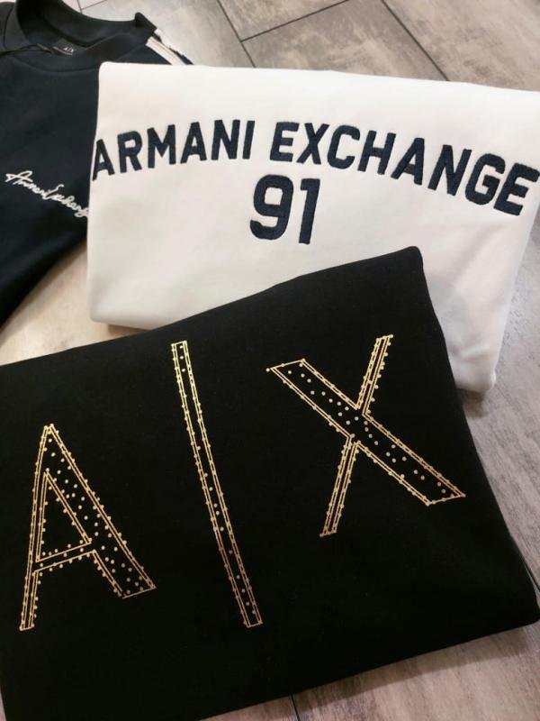 Armani Exchange Navy Imported Super Premium Sweatshirts F3123-NY | Premium Clothing - Image 9