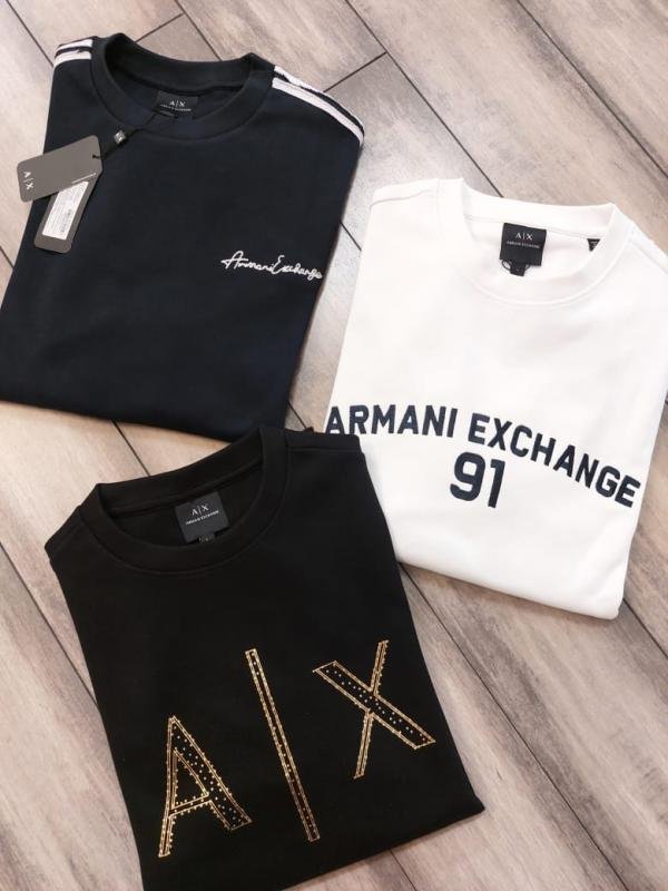 Armani Exchange Navy Imported Super Premium Sweatshirts F3123-NY | Premium Clothing - Image 8