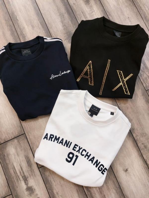 Armani Exchange Navy Imported Super Premium Sweatshirts F3123-NY | Premium Clothing - Image 5