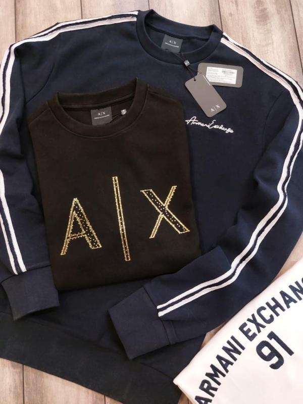 Armani Exchange Navy Imported Super Premium Sweatshirts F3123-NY | Premium Clothing - Image 4