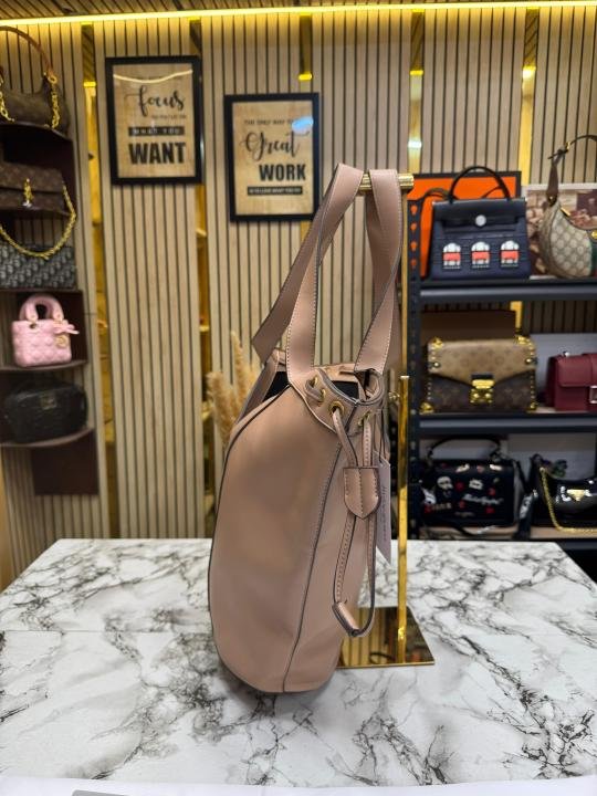 Saint Laurent Ysl Paris Y-Line Bucket Tote Bag (Nude Pink) | Premium Accessories - Image 3