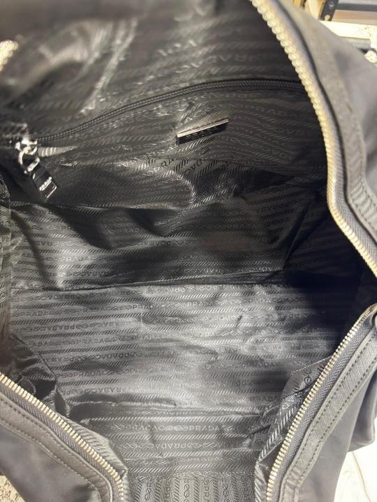 Prada Re-Nylon Saffiano Weekender Travel Duffle Bag (5569) | Premium Accessories - Image 3