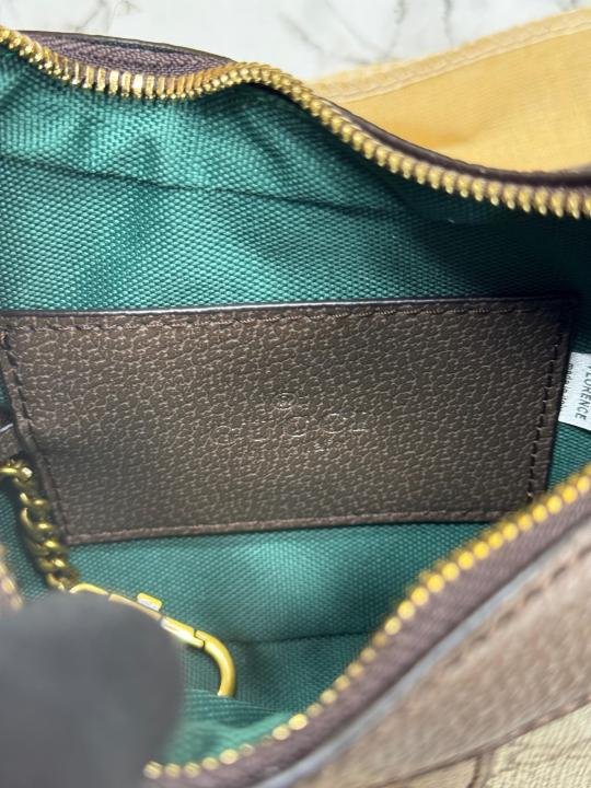 Gucci GG Ophidia Supreme Canvas Half Moon Shoulder Satchel Bag - Image 5