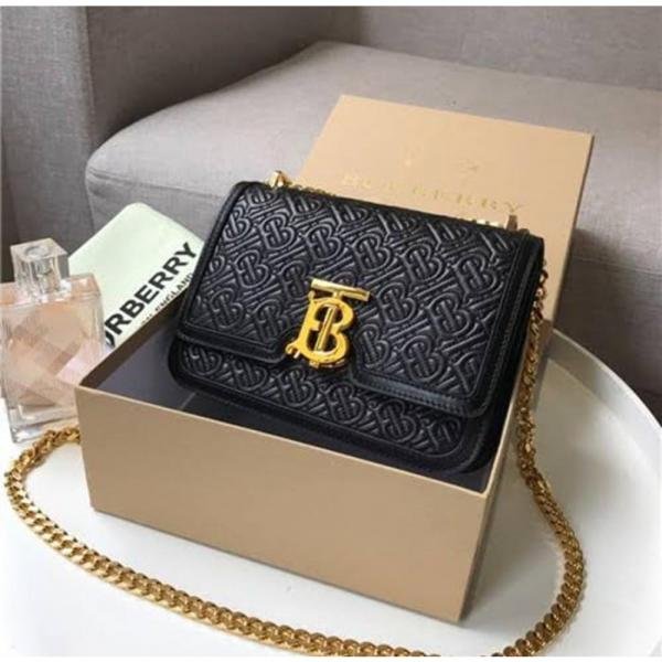 Burberry Burbberry tb monogram with slightly damage box and scratch logo (black) OD | Premium Accessories - Image 1