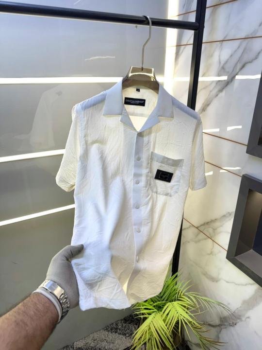 Dolce & Gabbana Dolce & Gabbana White Premium Half Sleeves Shirt With Brand Box Packing F2867-wh Price in India - Buy at Bootery - Image 9