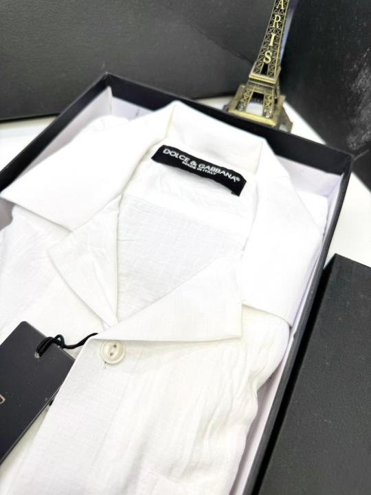 Dolce & Gabbana Dolce & Gabbana White Premium Half Sleeves Shirt With Brand Box Packing F2867-wh Price in India - Buy at Bootery - Image 7