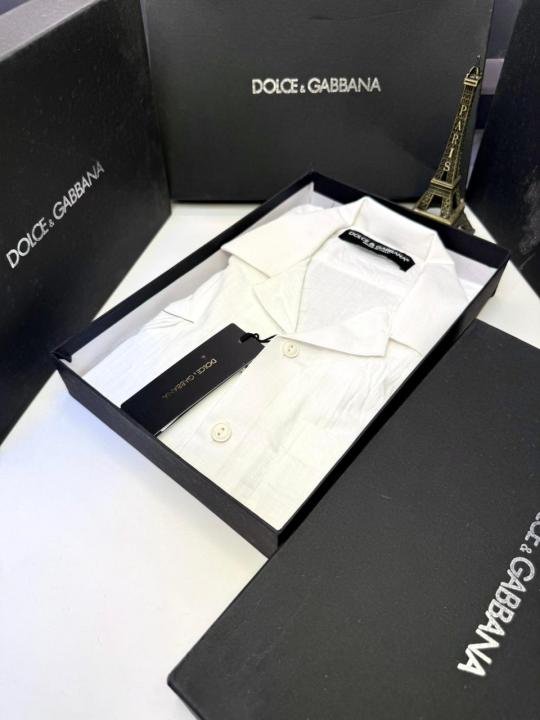 Dolce & Gabbana Dolce & Gabbana White Premium Half Sleeves Shirt With Brand Box Packing F2867-wh Price in India - Buy at Bootery - Image 5