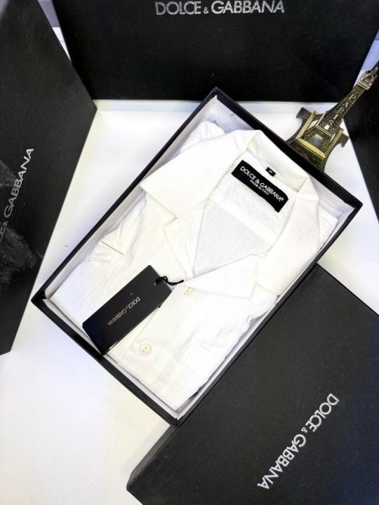 Dolce & Gabbana Dolce & Gabbana White Premium Half Sleeves Shirt With Brand Box Packing F2867-wh Price in India - Buy at Bootery - Image 4