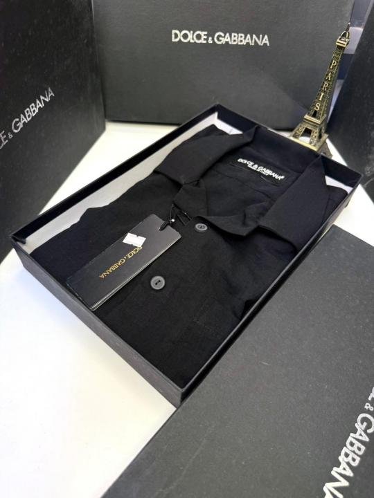 Dolce & Gabbana Dolce & Gabbana Black Premium Half Sleeves Shirt With Brand Box Packing F2867-bl - Best Price Online - Bootery - Image 5
