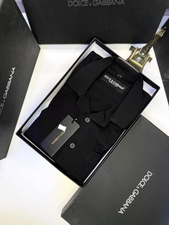 Dolce & Gabbana Dolce & Gabbana Black Premium Half Sleeves Shirt With Brand Box Packing F2867-bl - Best Price Online - Bootery - Image 4