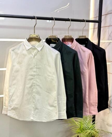 Buy Lacoste White Embroidery Logo Oxford Lycra Premium Shirts F3037-wh Online in India - Bootery - Image 2