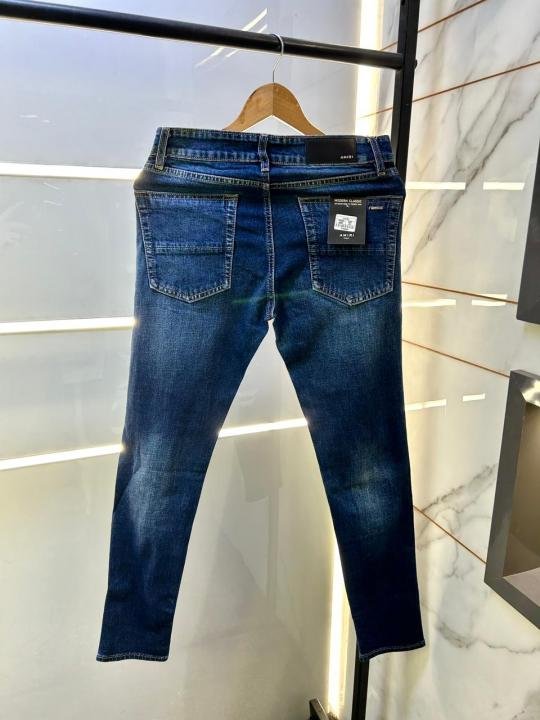 Buy Amiri Dark Blue Imported Super Premium Ripped Denim F3745-bu Online in India - Bootery - Image 5