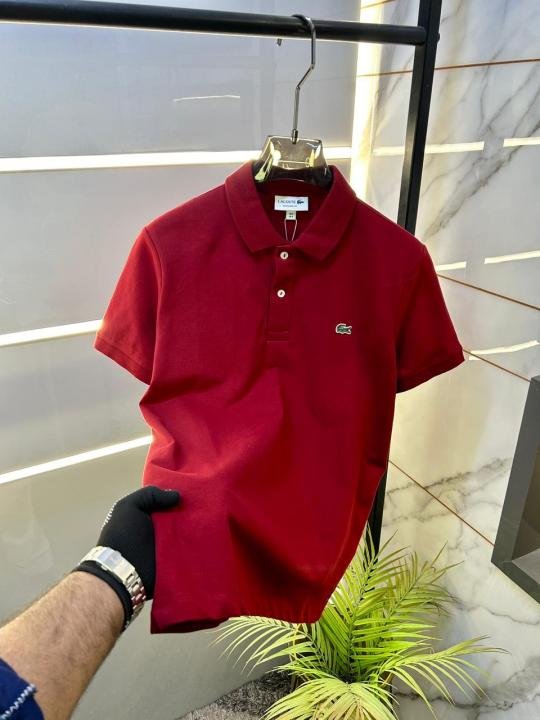 Buy Lacoste Maroon Polo Premium Collar Neck T-shirt F3460-ma Online in India - Bootery - Image 13