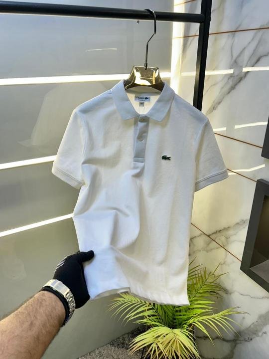 Lacoste White Polo Premium Collar Neck T-shirt F3460-wh Price in India - Buy at Bootery - Image 14