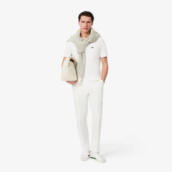 Lacoste White Polo Premium Collar Neck T-shirt F3460-wh Price in India - Buy at Bootery - Image 12