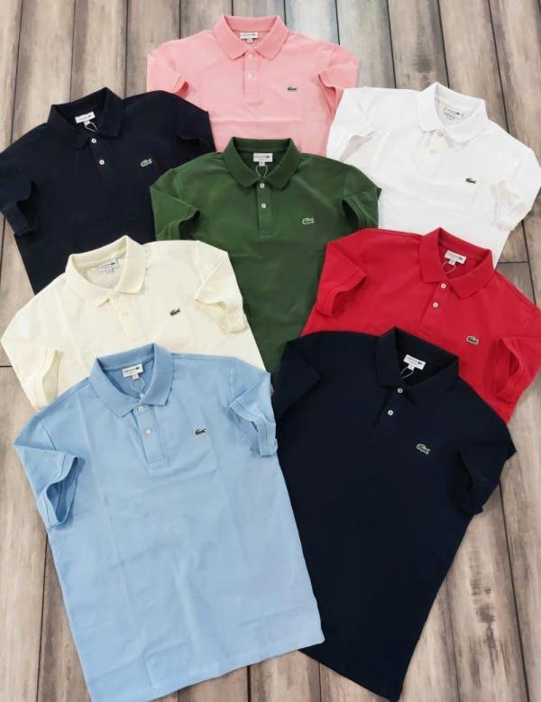 Lacoste White Polo Premium Collar Neck T-shirt F3460-wh Price in India - Buy at Bootery - Image 9