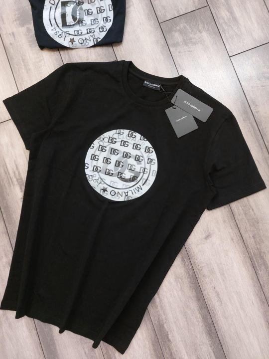 Dolce & Gabbana Dolce & Gabbana Black Imported Sticker Round Neck T-shirt F2648-bl Price in India - Buy at Bootery - Image 11