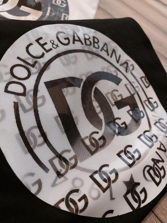 Dolce & Gabbana Dolce & Gabbana Black Imported Sticker Round Neck T-shirt F2648-bl Price in India - Buy at Bootery - Image 9